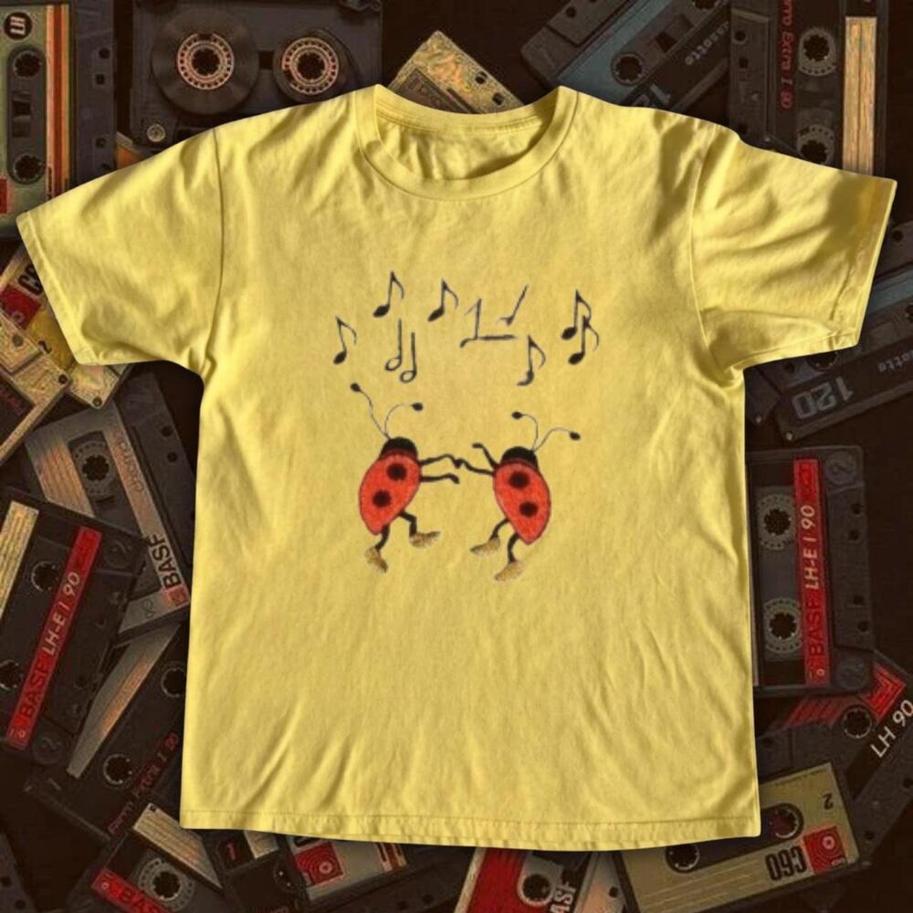 Yellow Ladybug Dancing Tee